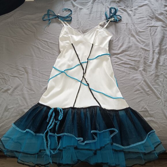 Vintage Custom Made OOAK White Sheer JC Penney Slip Dress Lolita Faerie Fairy - Picture 2 of 13